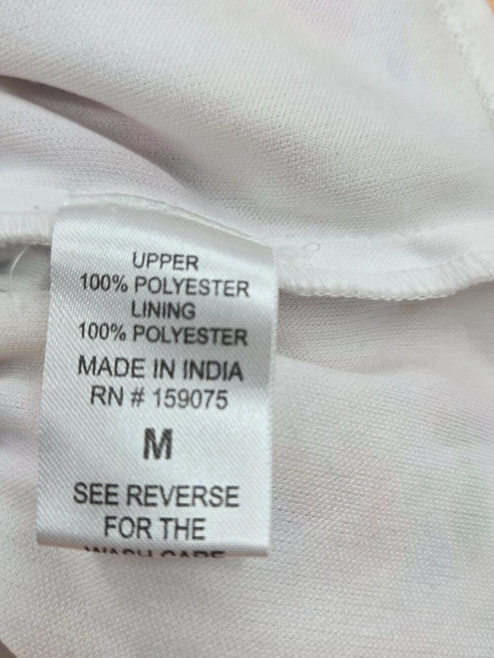 Wishing Waves Floral Smocked Plunging V-Neck Cropped Peplum Blouse Size Medium - Picture 8 of 9